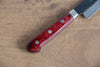 Seisuke Blue Super Hammered Kurouchi Petty-Utility  135mm Red Pakka wood Handle - Japannywholesale