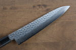 Seisuke VG10 16 Layer Hammered Damascus Gyuto  210mm Shitan Handle - Japannywholesale