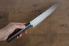 Seisuke VG10 16 Layer Hammered Damascus Gyuto  210mm Shitan Handle - Japannywholesale