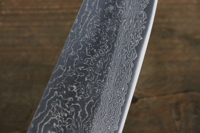 Takayuki Iwai VG10 Damascus Santoku  165mm Pakka wood Handle - Japannywholesale