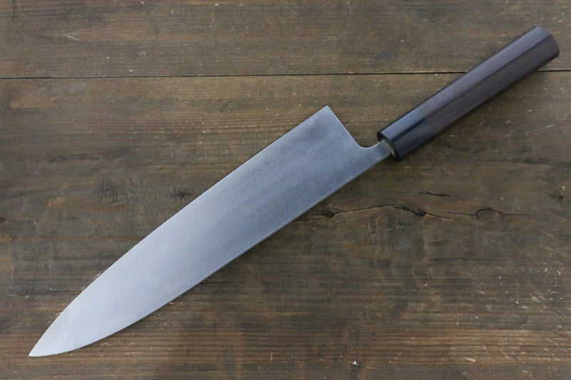 Ogata White Steel No.2  Damascus Gyuto  240mm with Shitan Handle - Japannywholesale