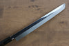 Sakai Takayuki Water Quenching Honyaki White Steel No.2 Mirrored Finish Sakimaru Yanagiba  300mm Ebony with Double Water Buffalo Ring Handle with Sheath - Japannywholesale