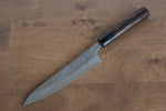 Nao Yamamoto SRS13 Damascus Hammered(Maru) Petty-Utility  160mm Shitan Handle - Japannywholesale