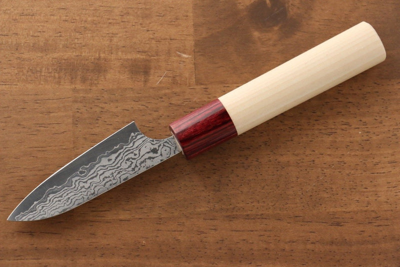 Masakage Kiri VG10 Damascus Petty-Utility  75mm MagnoliaHandle - Japannywholesale