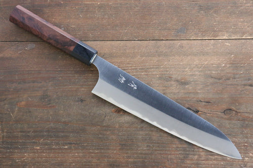 Seisuke White Steel Migaki Finished Gyuto  210mm with Honduras Handle - Japannywholesale