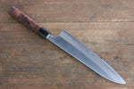 Seisuke White Steel Migaki Finished Gyuto  210mm with Honduras Handle - Japannywholesale