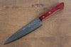 Nao Yamamoto VG10 Damascus Petty-Utility  150mm Red Pakka wood Handle - Japannywholesale