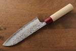 Masakage Masakage Kiri VG10 Damascus Santoku  170mm with Magnolia Handle - Japannywholesale