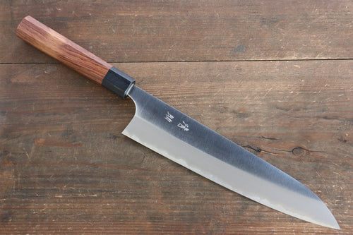 Seisuke White Steel Migaki Finished Gyuto  240mm with Honduras Handle - Japannywholesale