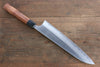 Seisuke White Steel Migaki Finished Gyuto  240mm with Honduras Handle - Japannywholesale