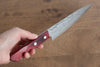 Nao Yamamoto VG10 Damascus Petty-Utility  150mm Red Pakka wood Handle - Japannywholesale