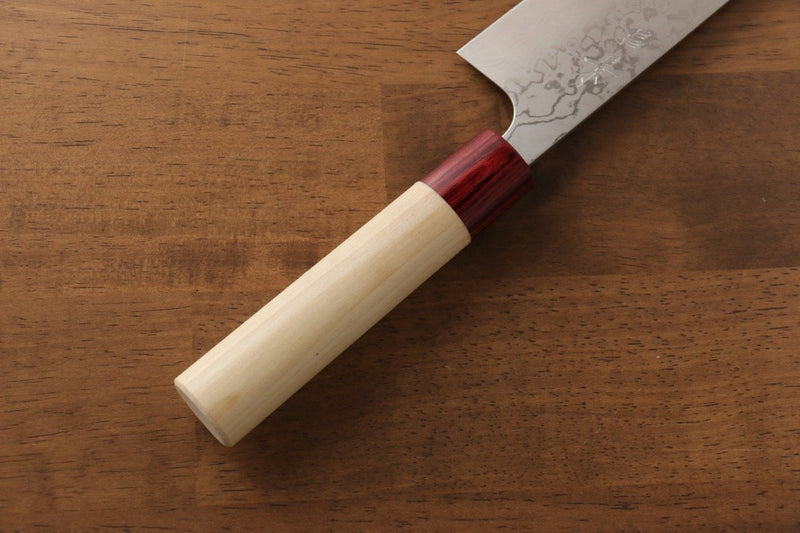 Masakage Masakage Kiri VG10 Damascus Santoku  170mm with Magnolia Handle - Japannywholesale