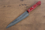 Nao Yamamoto VG10 Hammered Damascus Nashiji Petty-Utility  160mm Red Pakka wood Handle - Japannywholesale