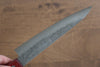 Nao Yamamoto VG10 Hammered Damascus Nashiji Petty-Utility  160mm Red Pakka wood Handle - Japannywholesale