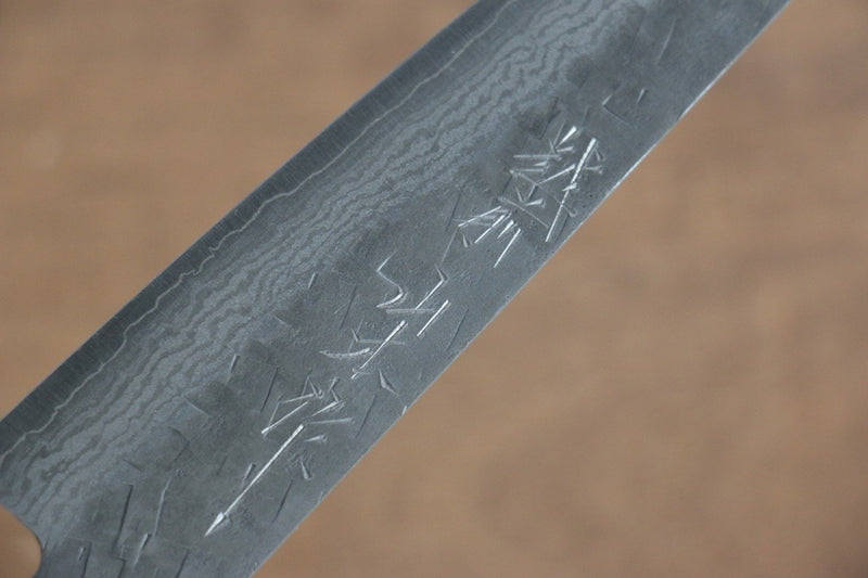 Nao Yamamoto VG10 Hammered Damascus Nashiji Petty-Utility  160mm Red Pakka wood Handle - Japannywholesale