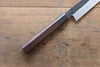 Takayuki Iwai Blue Steel No.2 Kurouchi Yanagiba  270mm Shitan Handle - Japannywholesale