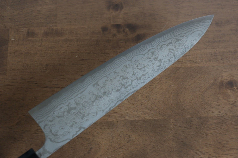 Nao Yamamoto VG10 Damascus Hammered Gyuto  240mm Cherry Blossoms Handle - Japannywholesale