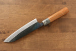 Masakage Masakage Mizu Blue Steel No.2 Black Finished Santoku  165mm with American Cherry Handle - Japannywholesale