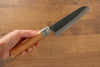 Masakage Masakage Mizu Blue Steel No.2 Black Finished Santoku  165mm with American Cherry Handle - Japannywholesale