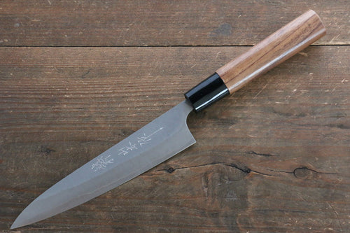 Nao Yamamoto VG10 Nashiji Petty-Utility  150mm Walnut Handle - Japannywholesale