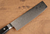 Seisuke VG10 8 Layer Damascus Migaki Finished Nakiri  165mm Black Pakka wood Handle - Japannywholesale