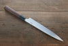 Hideo Kitaoka Blue Steel No.2 Damascus Yanagiba  210mm Shitan Handle - Japannywholesale