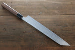 Hideo Kitaoka White Steel No.2 Damascus Kiritsuke Yanagiba  270mm Shitan Handle - Japannywholesale