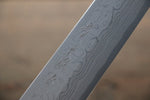 Hideo Kitaoka White Steel No.2 Damascus Kiritsuke Yanagiba  270mm Shitan Handle - Japannywholesale