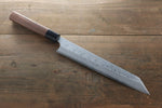 Hideo Kitaoka White Steel No.2 Damascus Kiritsuke Yanagiba  240mm Shitan Handle - Japannywholesale