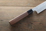 Hideo Kitaoka White Steel No.2 Damascus Kiritsuke Yanagiba  240mm Shitan Handle - Japannywholesale