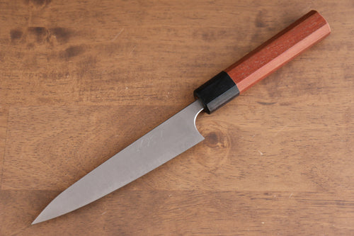 Shibata Takayuki Koutetsu Blue Super Petty-Utility  135mm Jarrah Handle - Japannywholesale