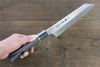 Sakai Takayuki Homura Blue Steel No.2 Kengata Santoku  195mm Ebony Wood Handle - Japannywholesale