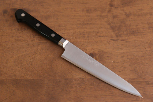 Takamura Knives VG10 Migaki Finished Petty-Utility  150mm Black Pakka wood Handle - Japannywholesale