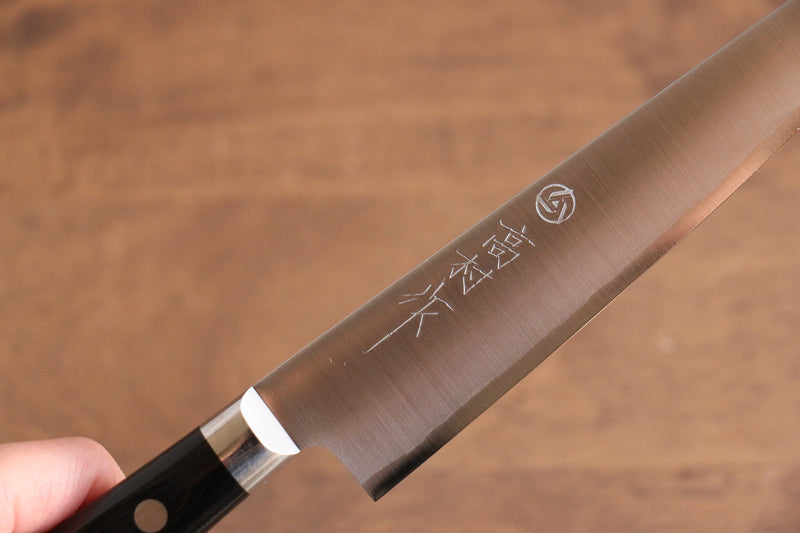 Takamura Knives VG10 Migaki Finished Petty-Utility  150mm Black Pakka wood Handle - Japannywholesale