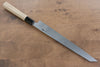 Kikuzuki White Steel No.2 Kasumitogi Kiritsuke Yanagiba  270mm Magnolia Handle - Japannywholesale