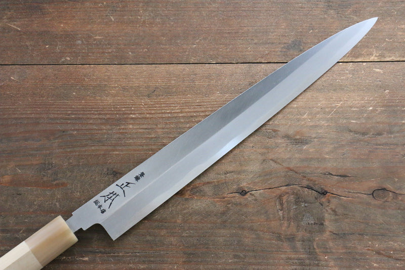 Masamoto Hongasumi White Steel No.2 Yanagiba  Magnolia Handle - Japannywholesale