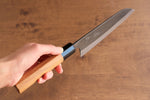 Tsukasa Hinoura Tamahagane Kurouchi Santoku  165mm Wild Cherry Handle - Japannywholesale