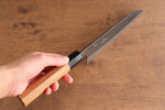 Tsukasa Hinoura Tamahagane Kurouchi Santoku  165mm Wild Cherry Handle - Japannywholesale