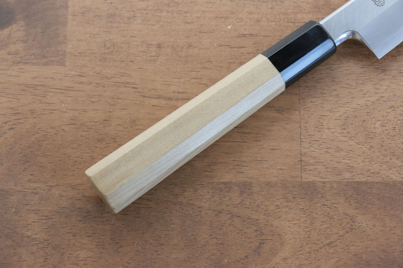 Kikuzuki White Steel No.2 Kasumitogi Kiritsuke Yanagiba  300mm Magnolia Handle - Japannywholesale