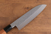 Tessen by Yamatsuka Tamahagane Damascus Santoku  165mm Wild Cherry Handle - Japannywholesale