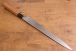 Tessen by Tanaka Tamahagane Yanagiba  315mm Wild Cherry Handle with Sheath - Japannywholesale