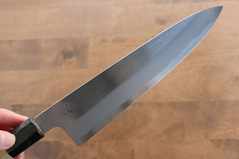 Kikuzuki White Steel No.2 Kasumitogi Gyuto  210mm Magnolia Handle - Japannywholesale