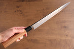 Tessen by Tanaka Tamahagane Yanagiba  315mm Wild Cherry Handle with Sheath - Japannywholesale