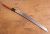 Tessen by Tanaka Tamahagane Sakimaru Yanagiba  315mm Wild Cherry Handle with Sheath - Japannywholesale