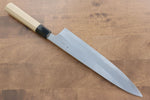 Kikuzuki White Steel No.2 Kasumitogi Gyuto  270mm Magnolia Handle - Japannywholesale