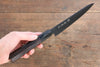 Sakai Takayuki Kurokage VG10 Hammered Teflon Coating Petty-Utility  150mm Wenge Handle - Japannywholesale