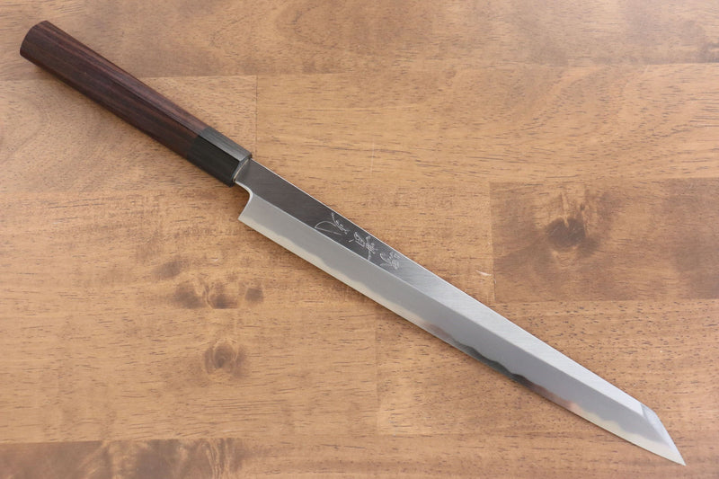 Jikko White Steel No.2 Kiritsuke Yanagiba  270mm Shitan Handle - Japannywholesale