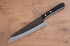 Nao Yamamoto White Steel No.2 Kurouchi Gyuto  180mm Black Pakka wood Handle - Japannywholesale