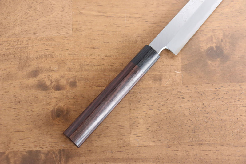 Jikko White Steel No.2 Kiritsuke Yanagiba  270mm Shitan Handle - Japannywholesale