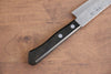 Nao Yamamoto AUS8 Hammered Petty-Utility  135mm Black Pakka wood Handle - Japannywholesale